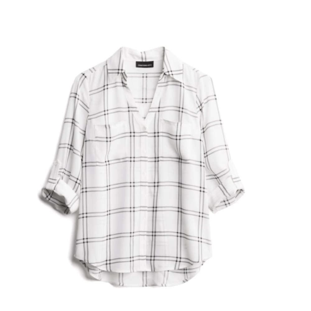 Fortune + Ivy Christelle Button Blouse Size Small